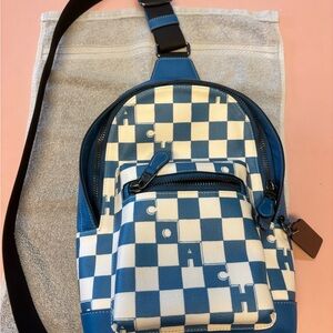 Coach  West Pack With Checkerboard Print CR294